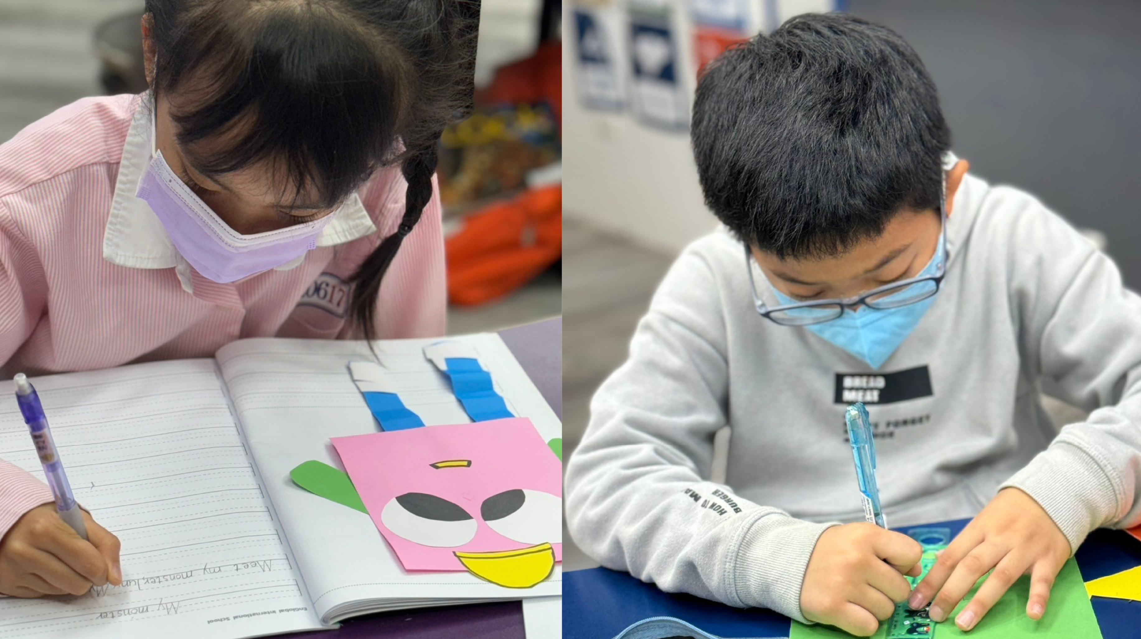 kids create their own monsters